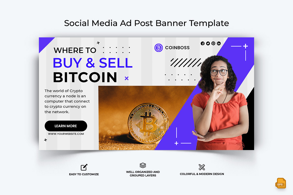 Cryptocurrency Facebook Ad Banner Design-025