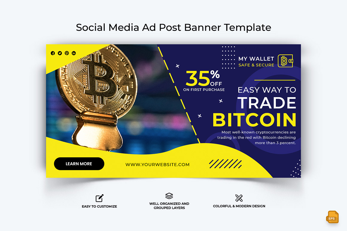 Cryptocurrency Facebook Ad Banner Design-026