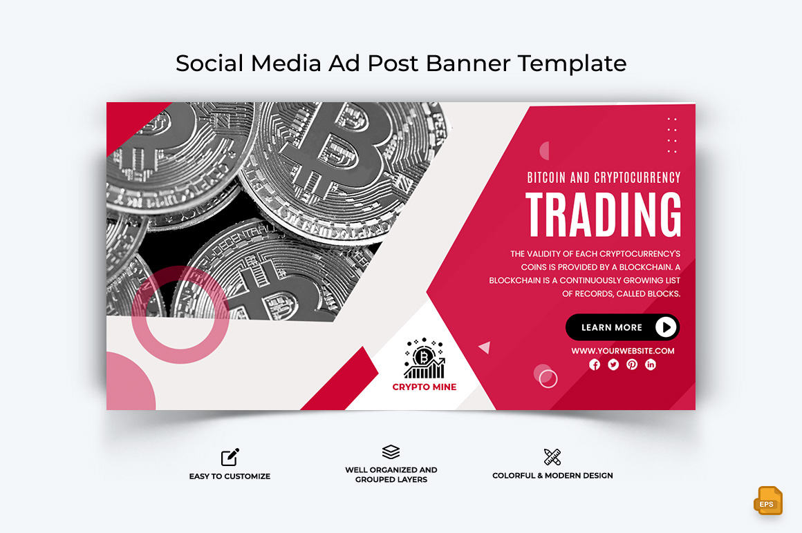 Cryptocurrency Facebook Ad Banner Design-029