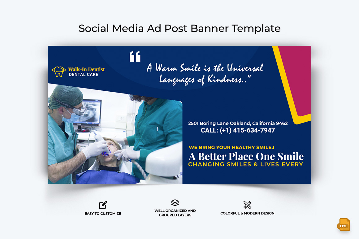 Dental Care Facebook Ad Banner Design-016