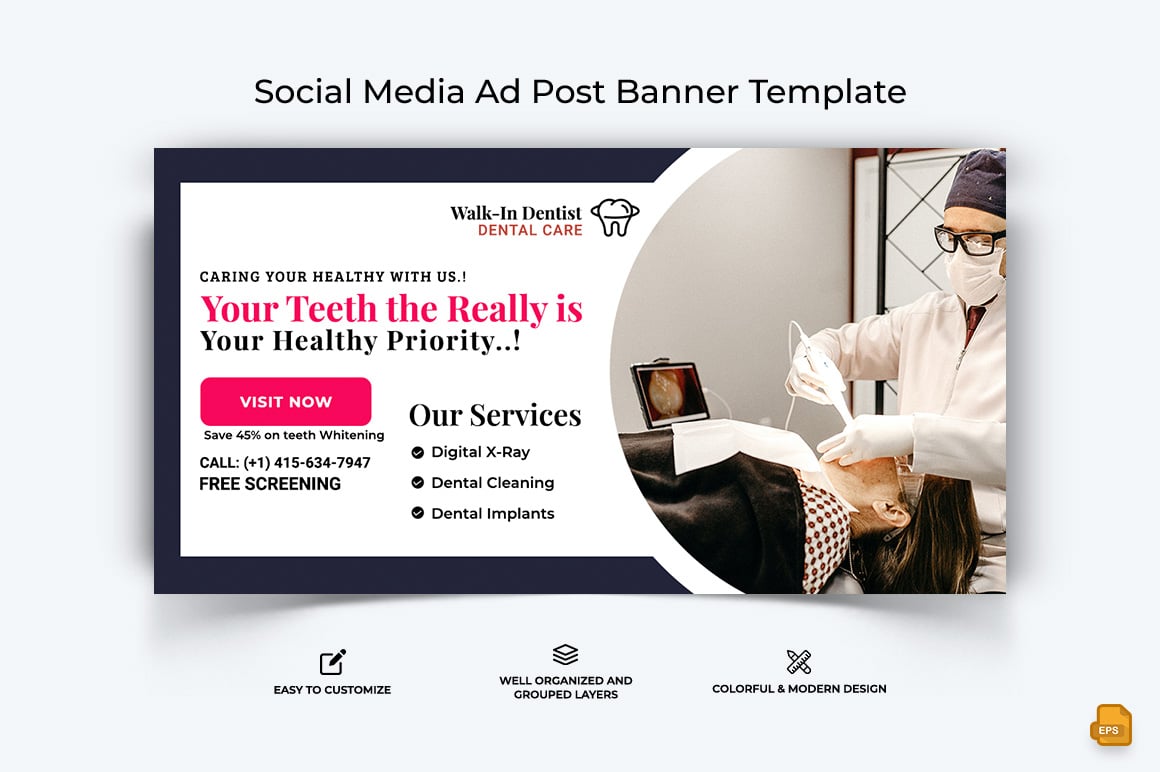 Dental Care Facebook Ad Banner Design-020