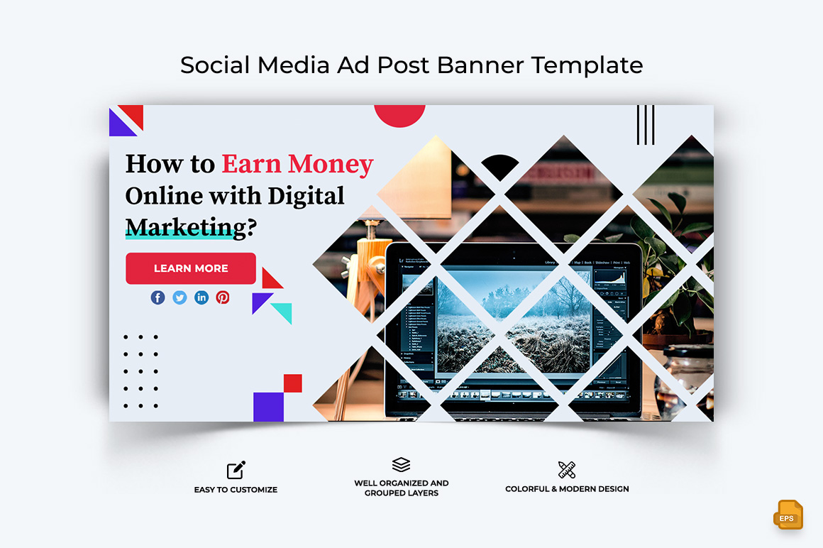 Digital Marketing Facebook Ad Banner Design-007