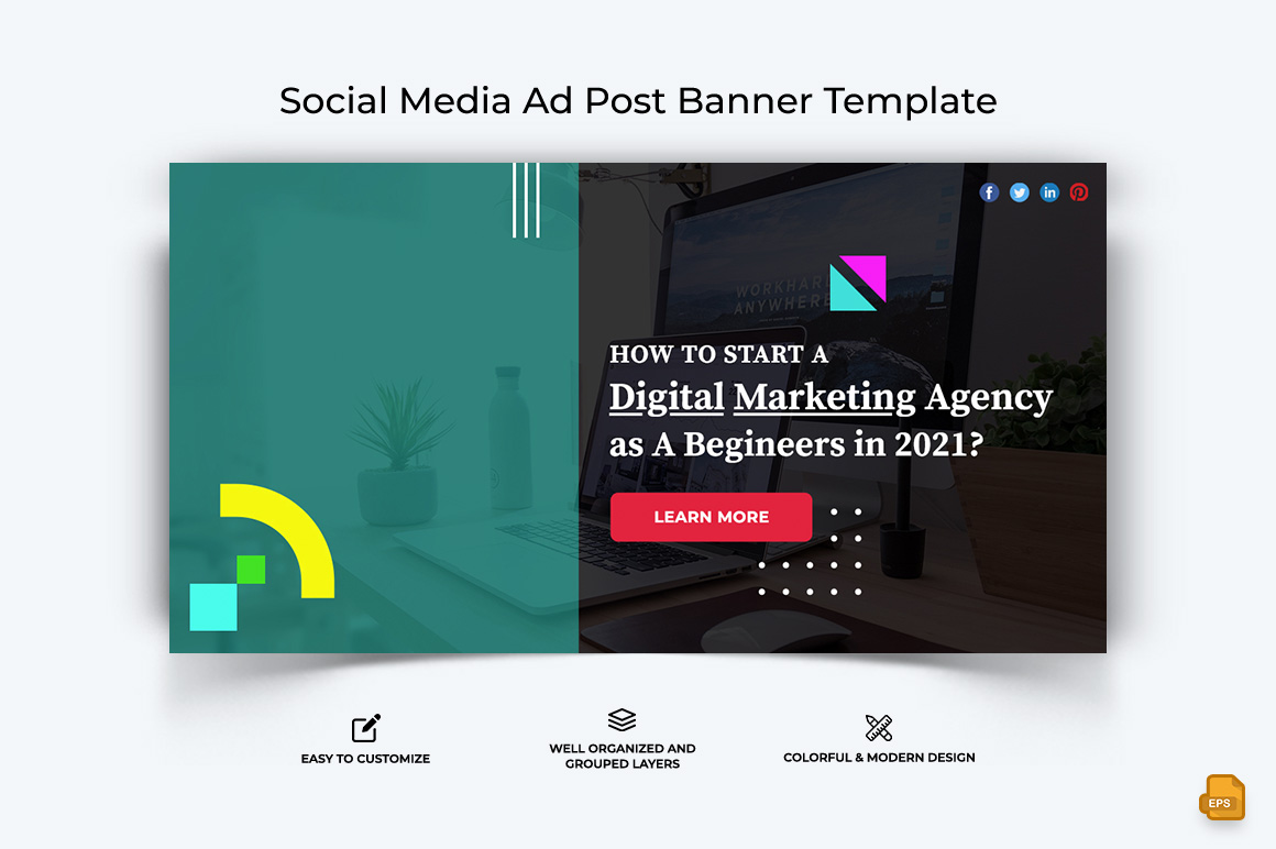 Digital Marketing Facebook Ad Banner Design-009