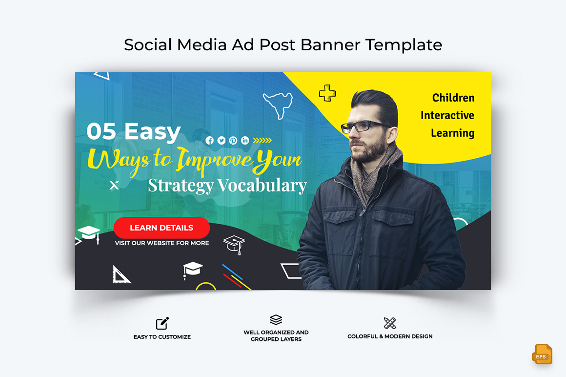 Education Facebook Ad Banner Design-010