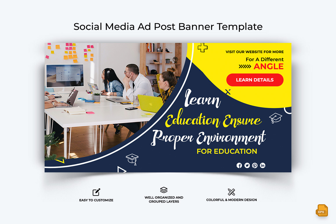 Education Facebook Ad Banner Design-011