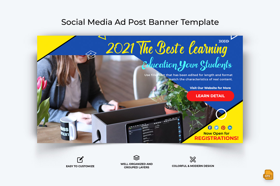 Education Facebook Ad Banner Design-013