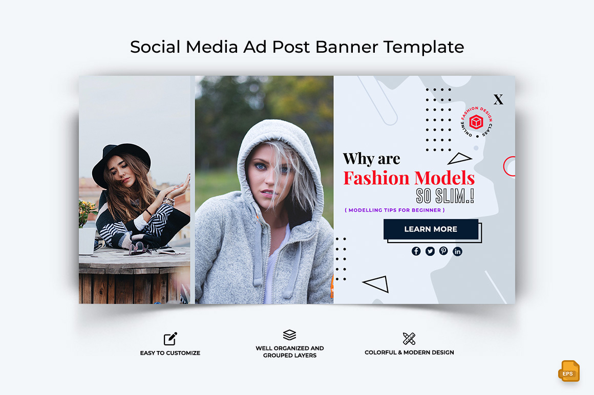 Fashion Facebook Ad Banner Design-007