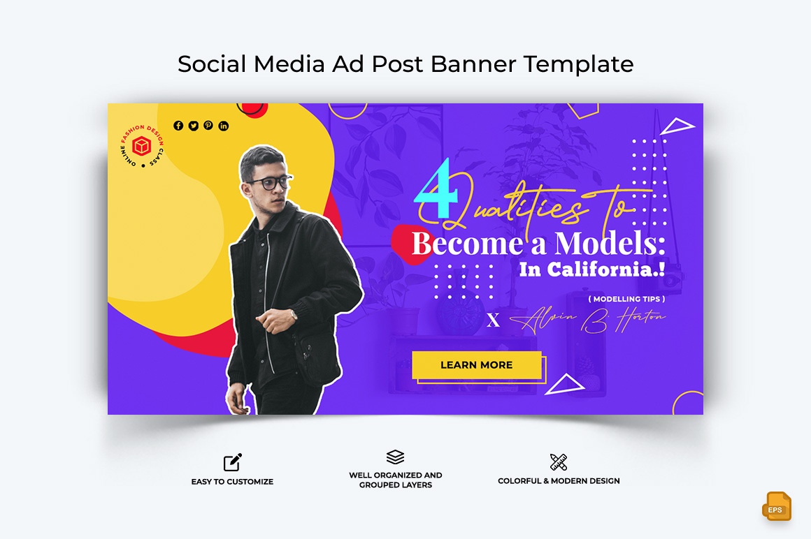 Fashion Facebook Ad Banner Design-008