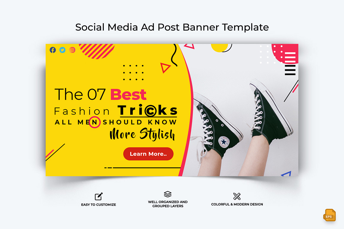 Fashion Facebook Ad Banner Design-016