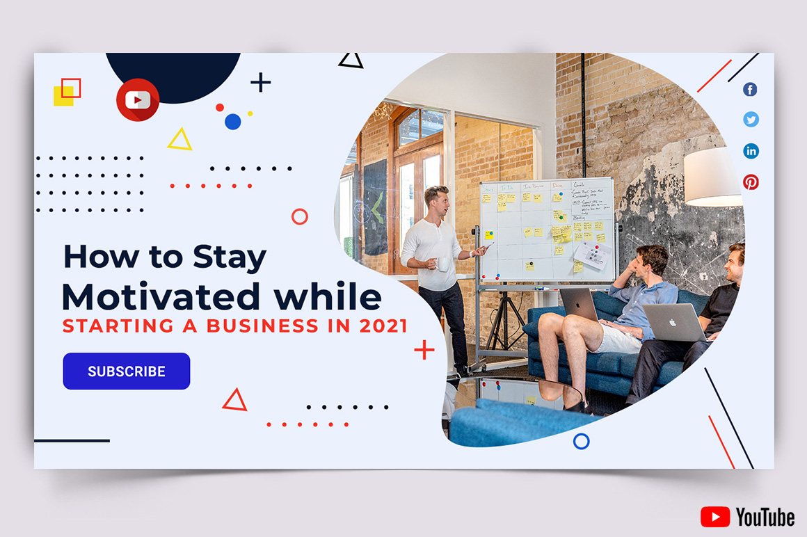 Business Service YouTube Thumbnail Design Template-36