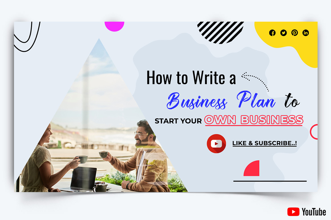 Business Service YouTube Thumbnail Design Template-38