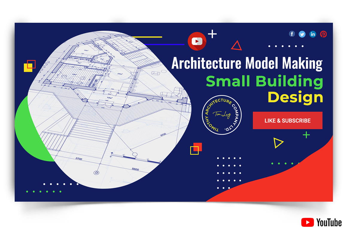 Architecture YouTube Thumbnail Design Template-06