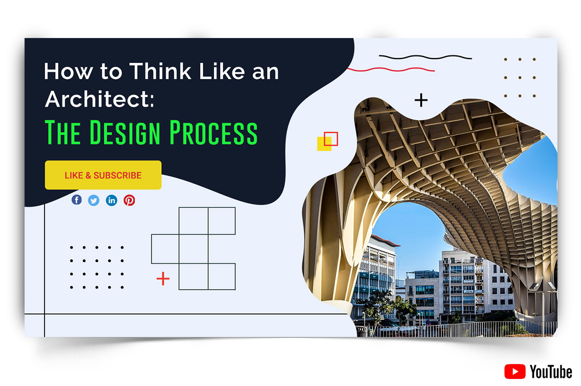 Architecture YouTube Thumbnail Design Template-12