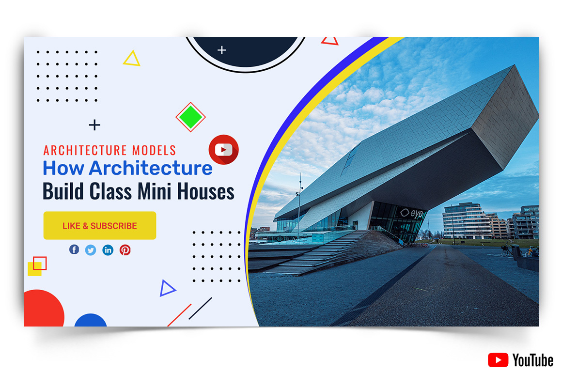 Architecture YouTube Thumbnail Design Template-15