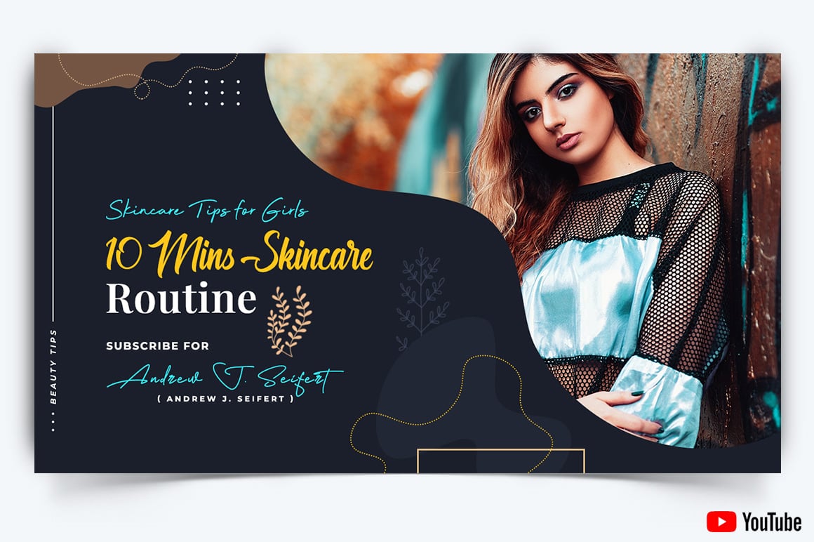 Beauty Tips YouTube Thumbnail Design Template-02