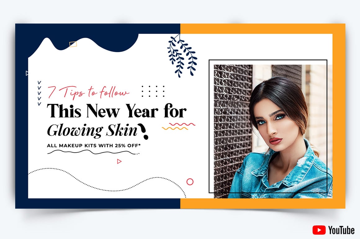 Beauty Tips YouTube Thumbnail Design Template-08