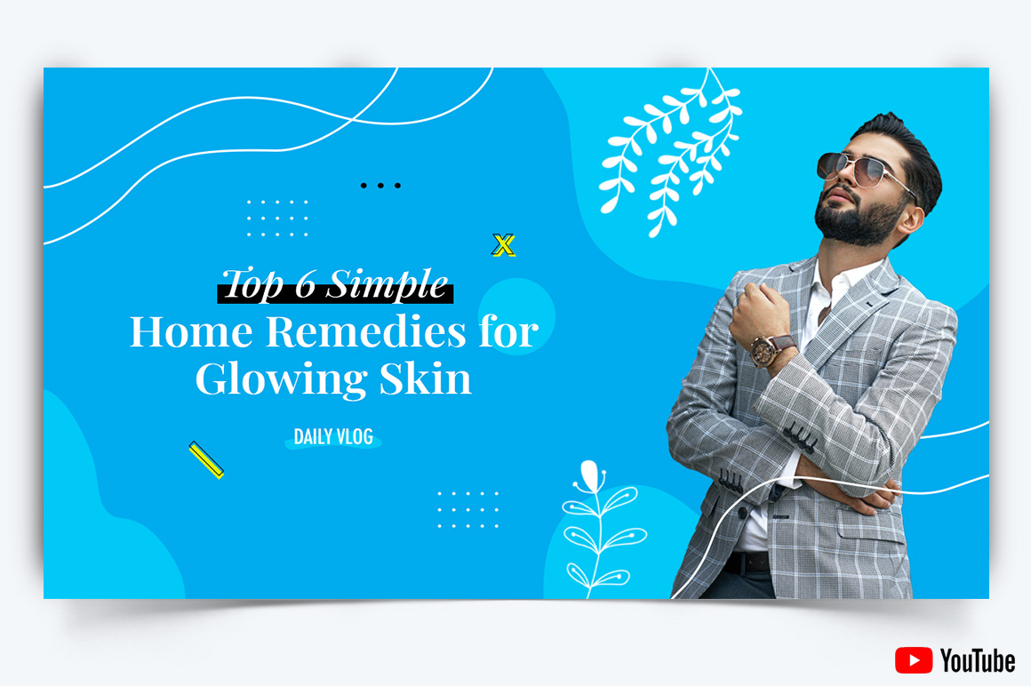 Beauty Tips YouTube Thumbnail Design Template-11