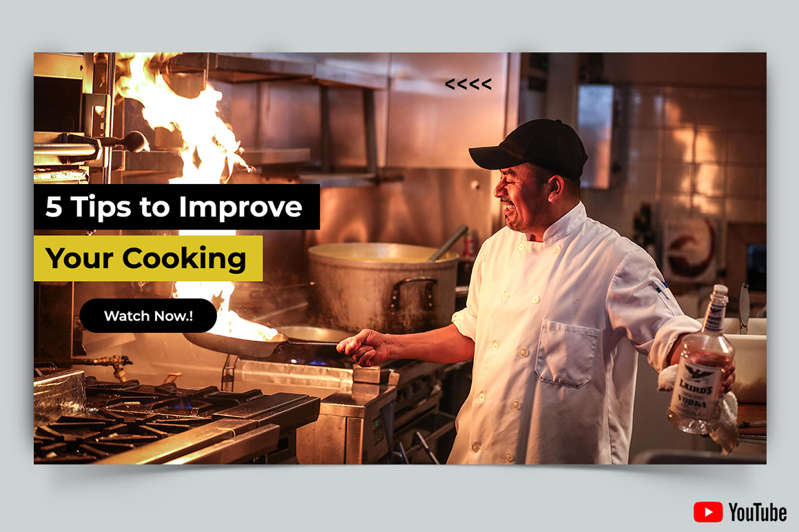 Chef Cooking YouTube Thumbnail Design Template-03