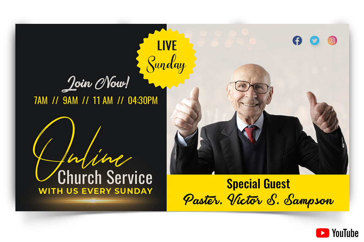 Church Speech YouTube Thumbnail Design Template-03