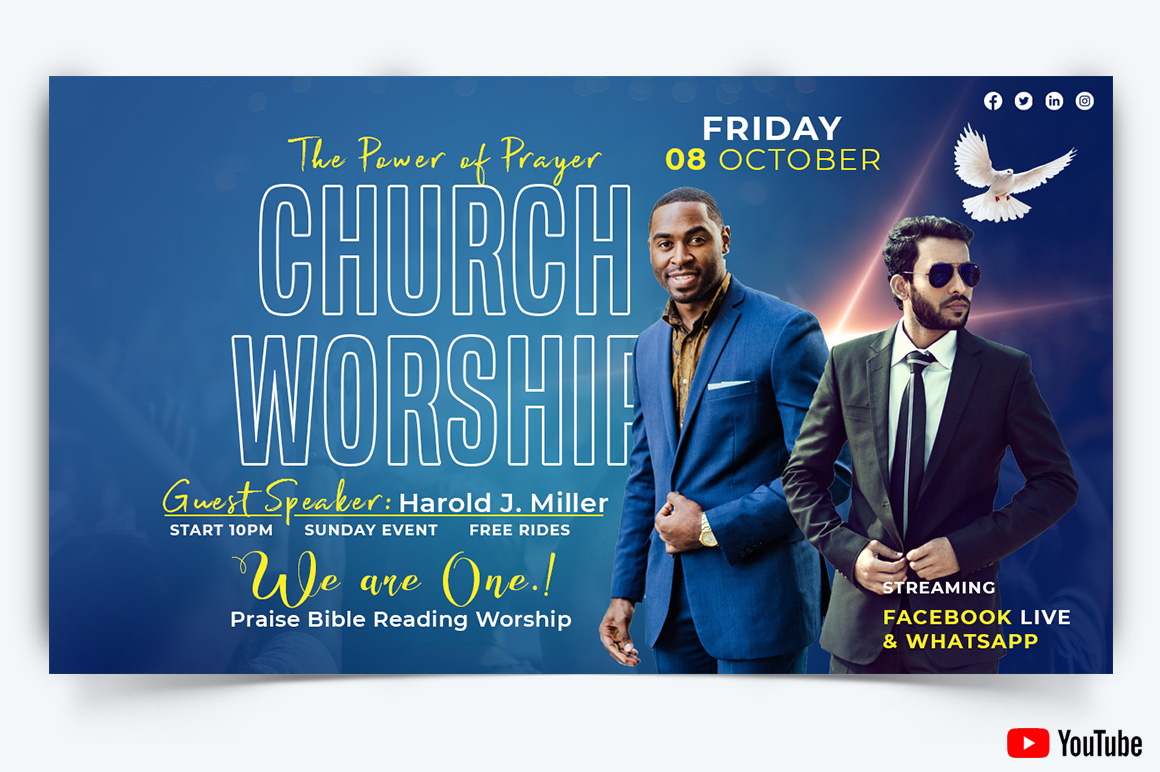 Church Speech YouTube Thumbnail Design Template-08