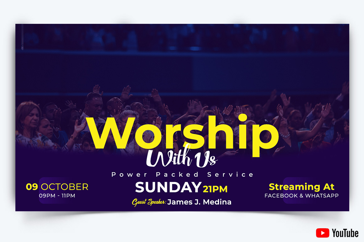 Church Speech YouTube Thumbnail Design Template-26