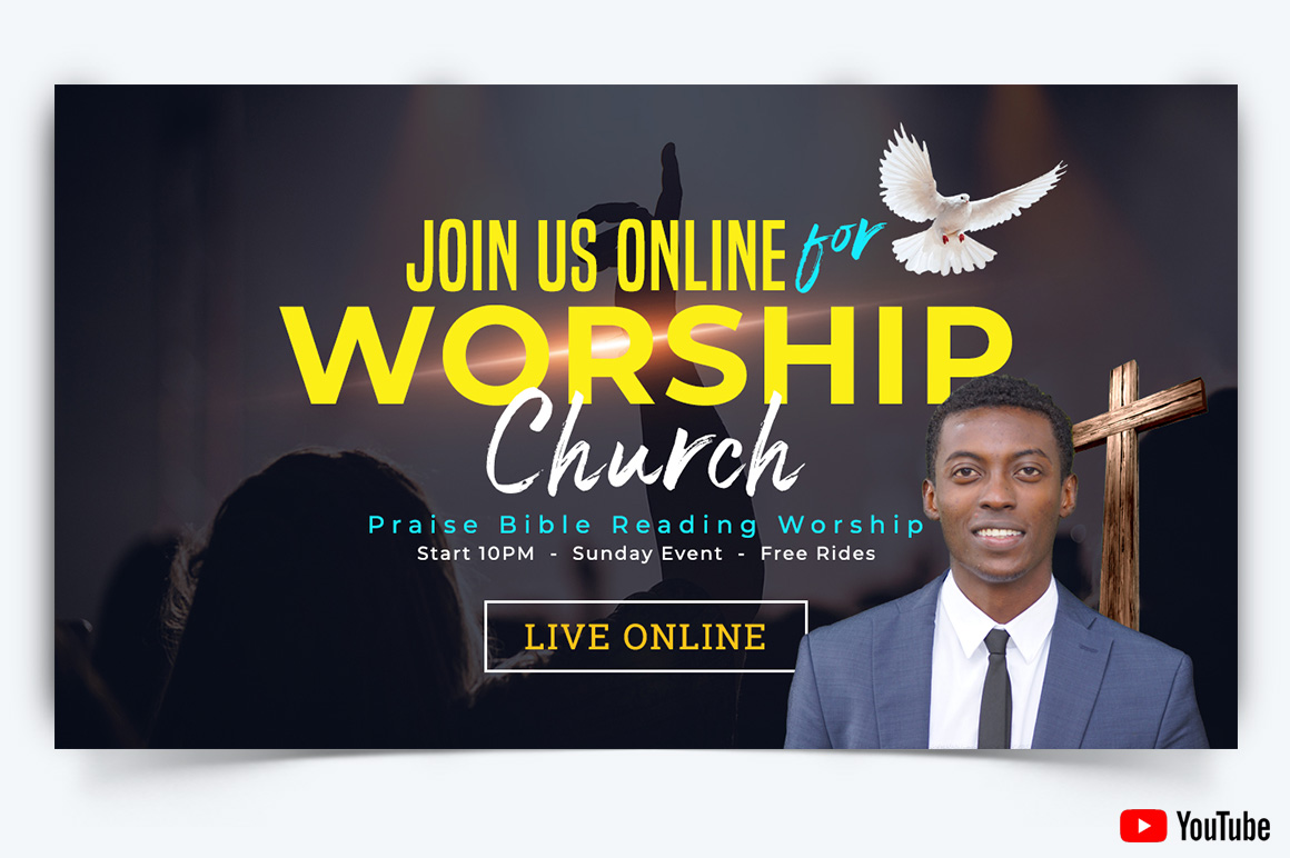 Church Speech YouTube Thumbnail Design Template-27