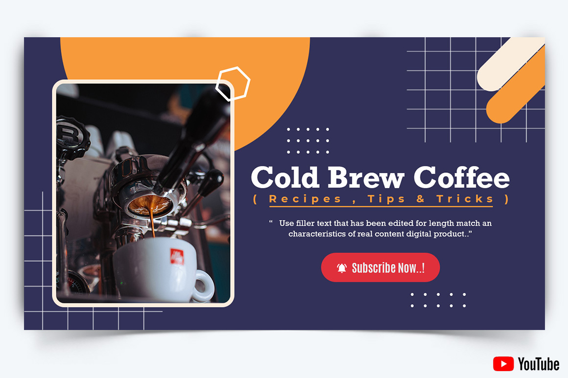 Coffee Making YouTube Thumbnail Design Template-03