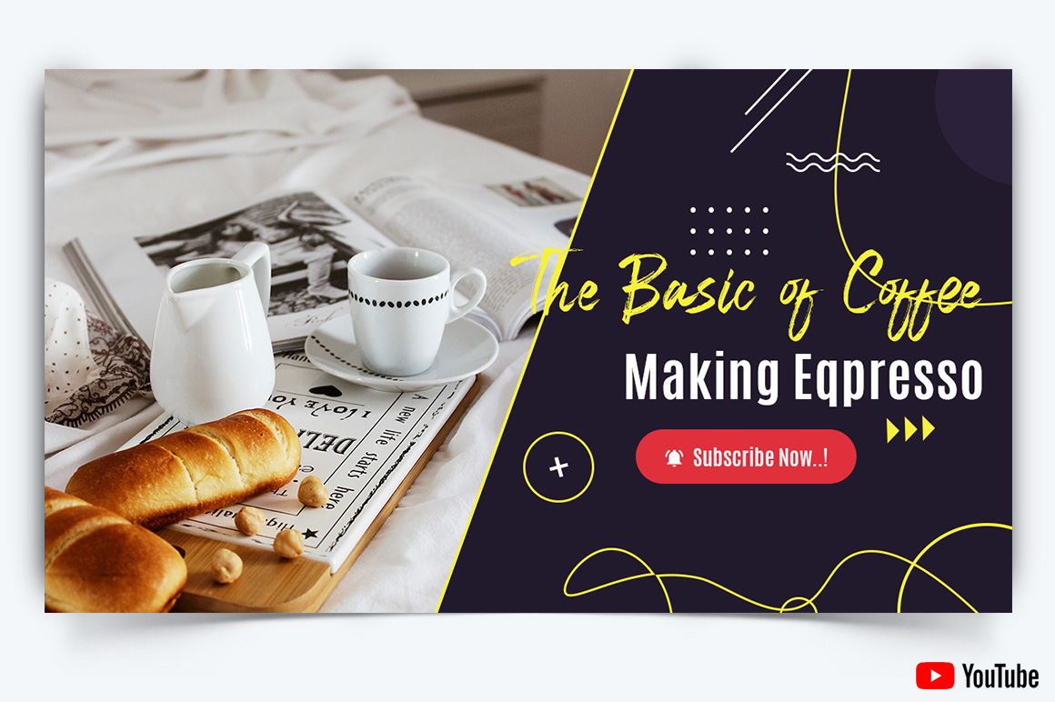 Coffee Making YouTube Thumbnail Design Template-06