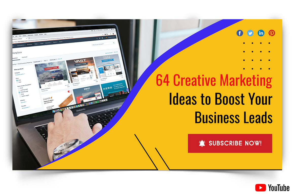 Digital Marketing YouTube Thumbnail Design Template-06