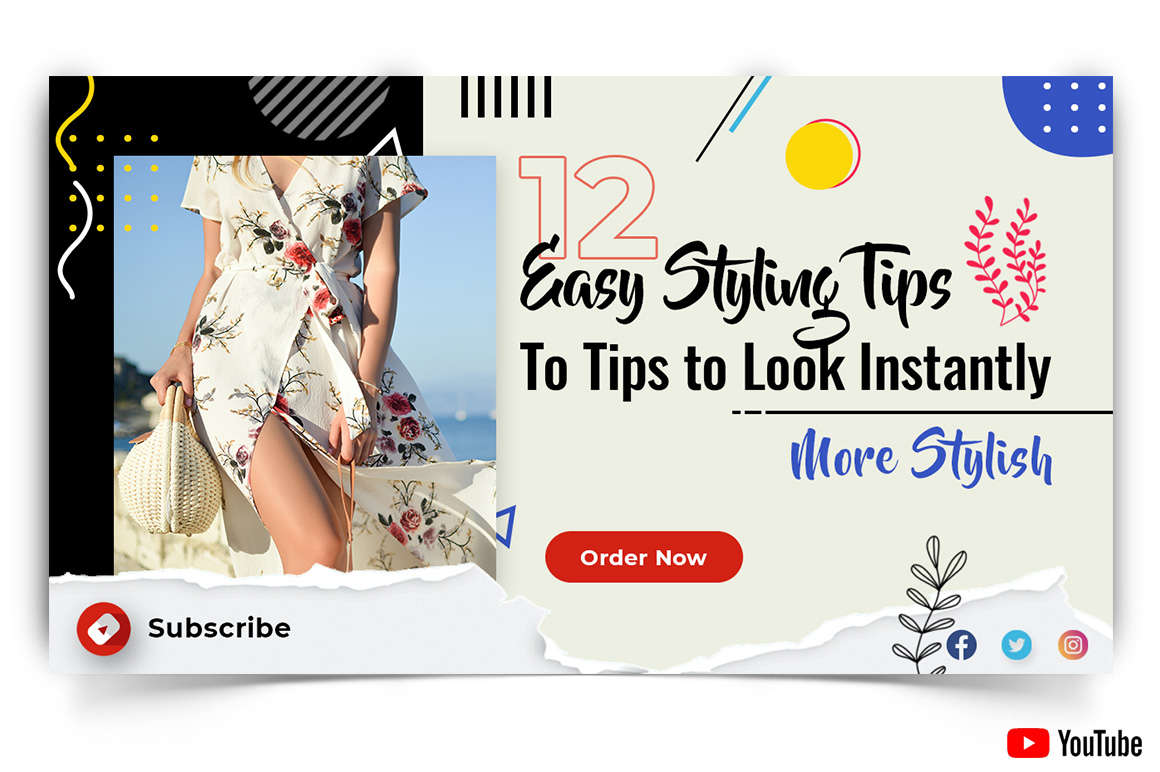 Fashion YouTube Thumbnail Design Template-05