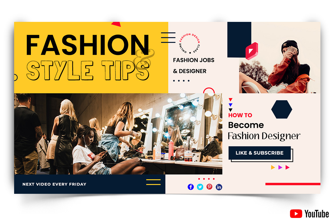 Fashion YouTube Thumbnail Design Template-08