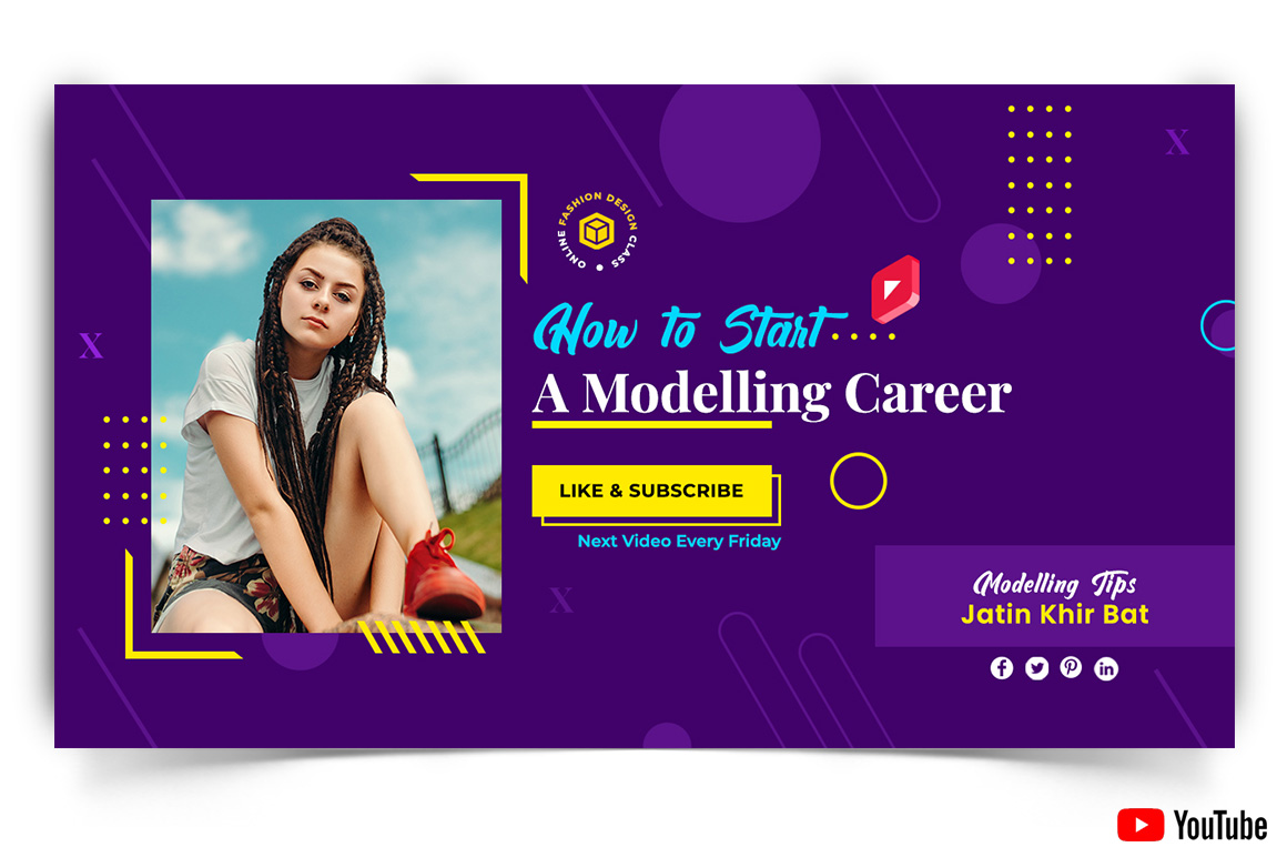 Fashion YouTube Thumbnail Design Template-11