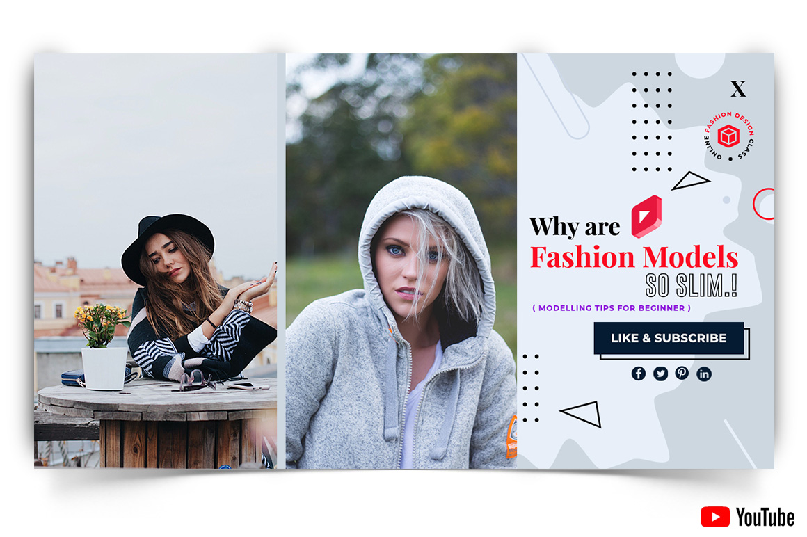 Fashion YouTube Thumbnail Design Template-13