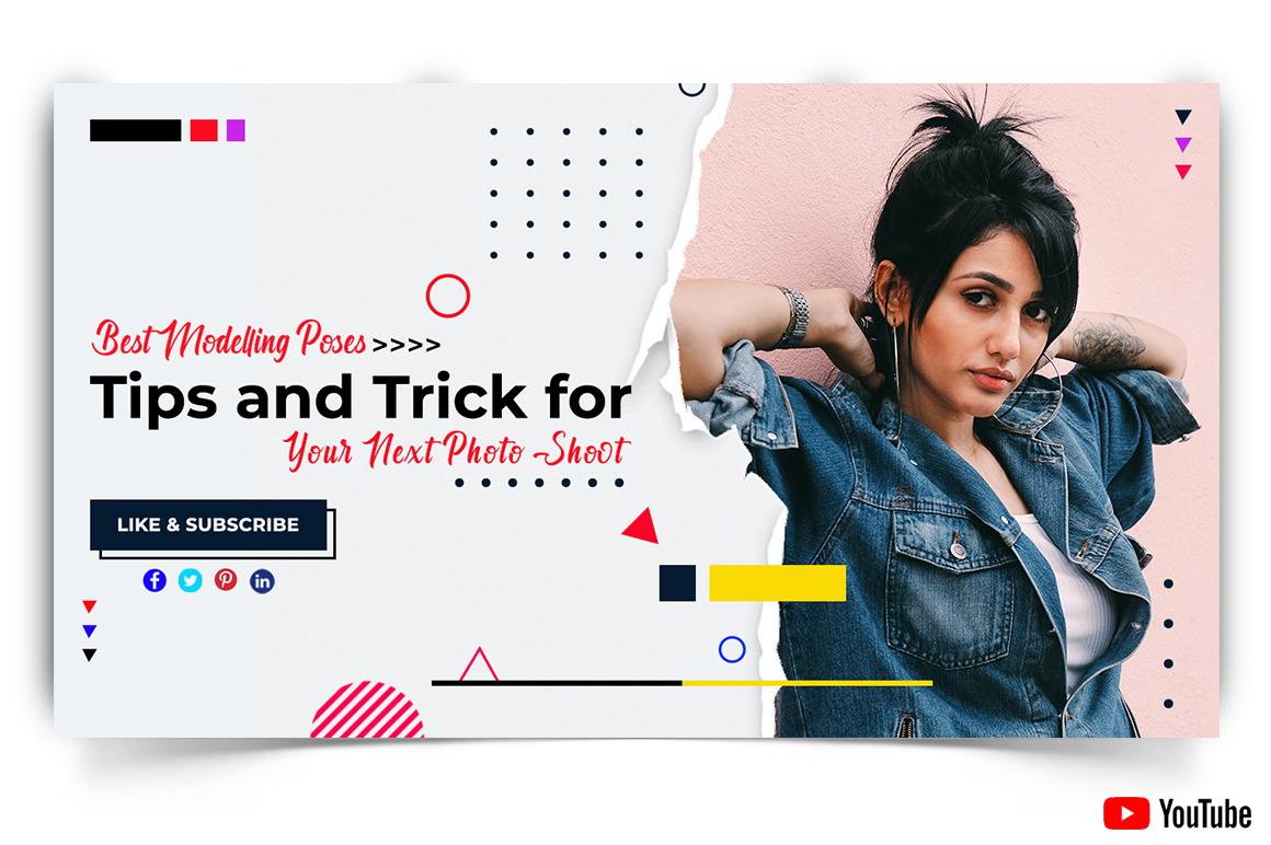 Fashion YouTube Thumbnail Design Template-16