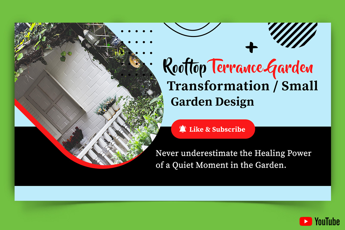 Home Gardening YouTube Thumbnail Design Template-03