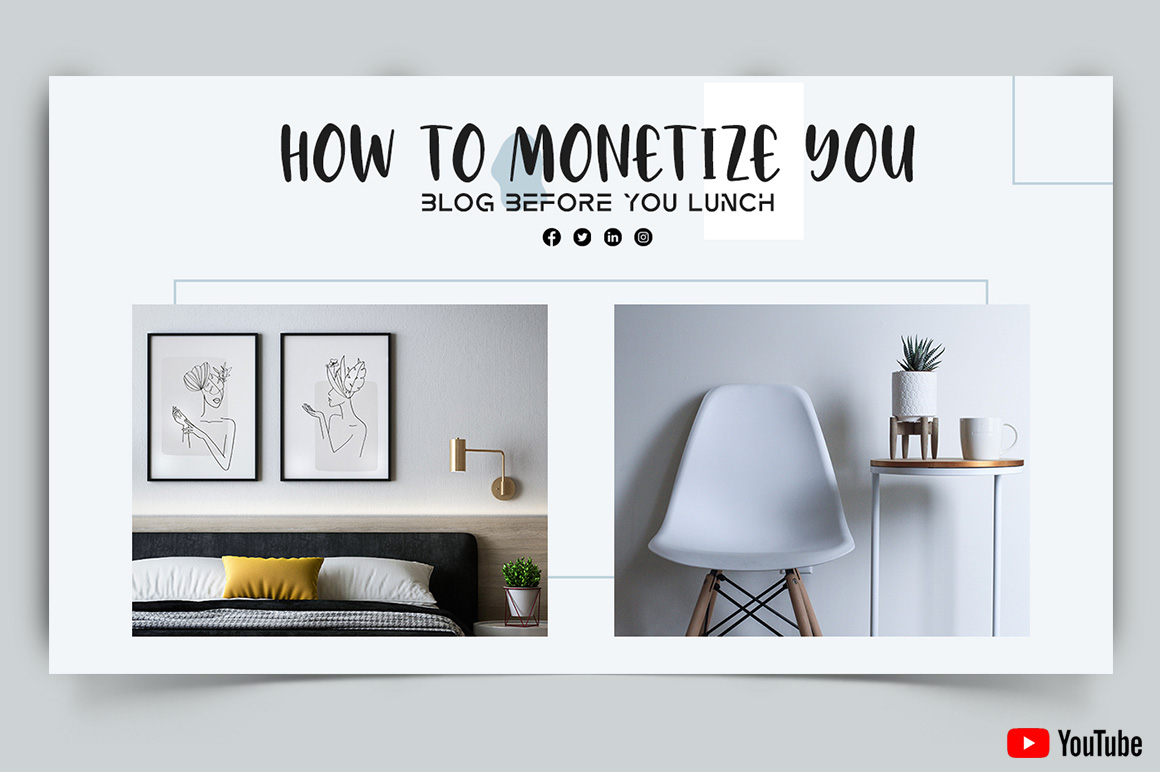 Interior Minimal YouTube Thumbnail Design Template-04