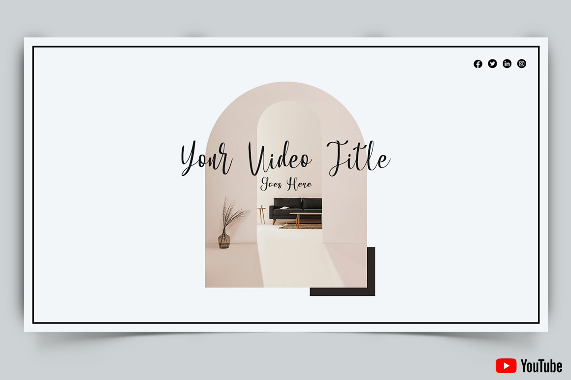 Interior Minimal YouTube Thumbnail Design Template-05