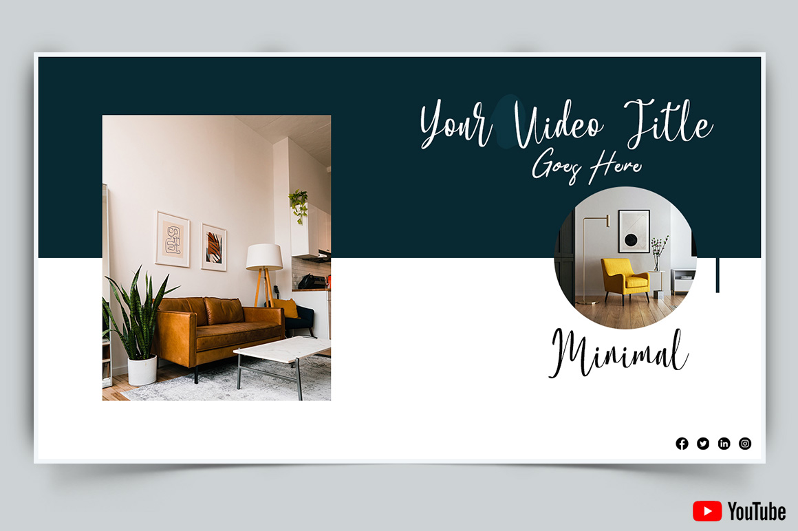 Interior Minimal YouTube Thumbnail Design Template-09