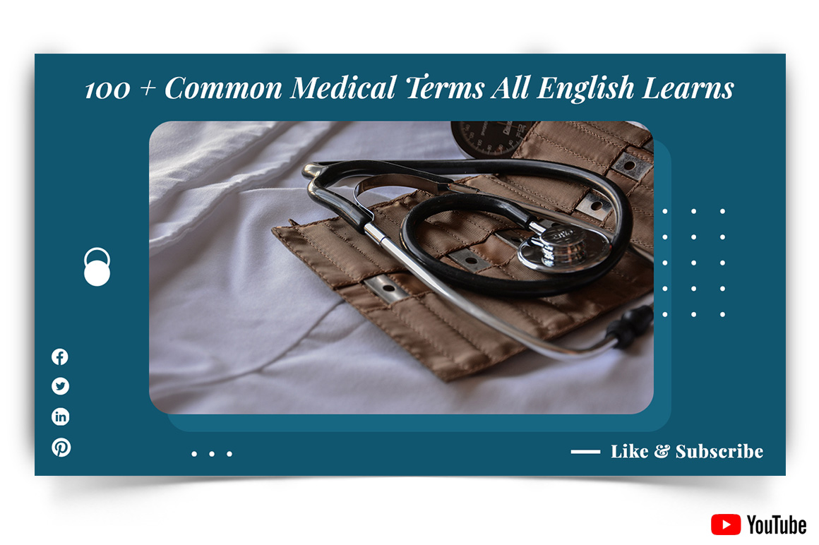 Medical and Hospital YouTube Thumbnail Design Template-04