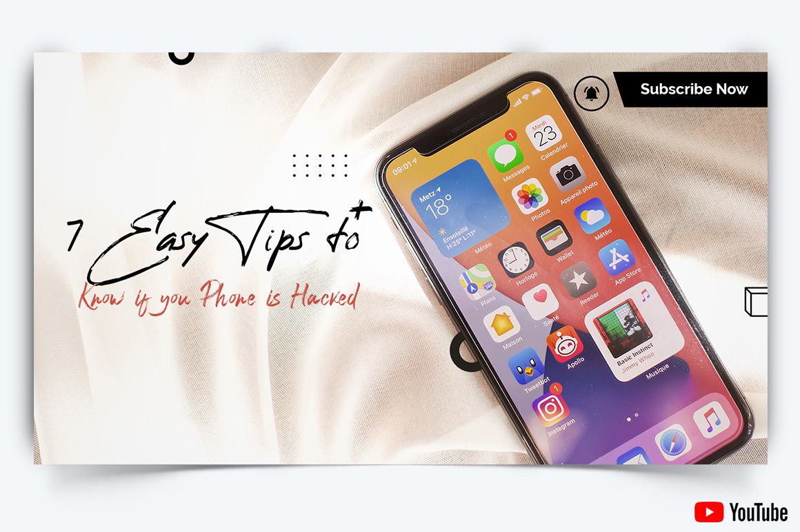 Mobile Tips Tricks YouTube Thumbnail Design Template-09