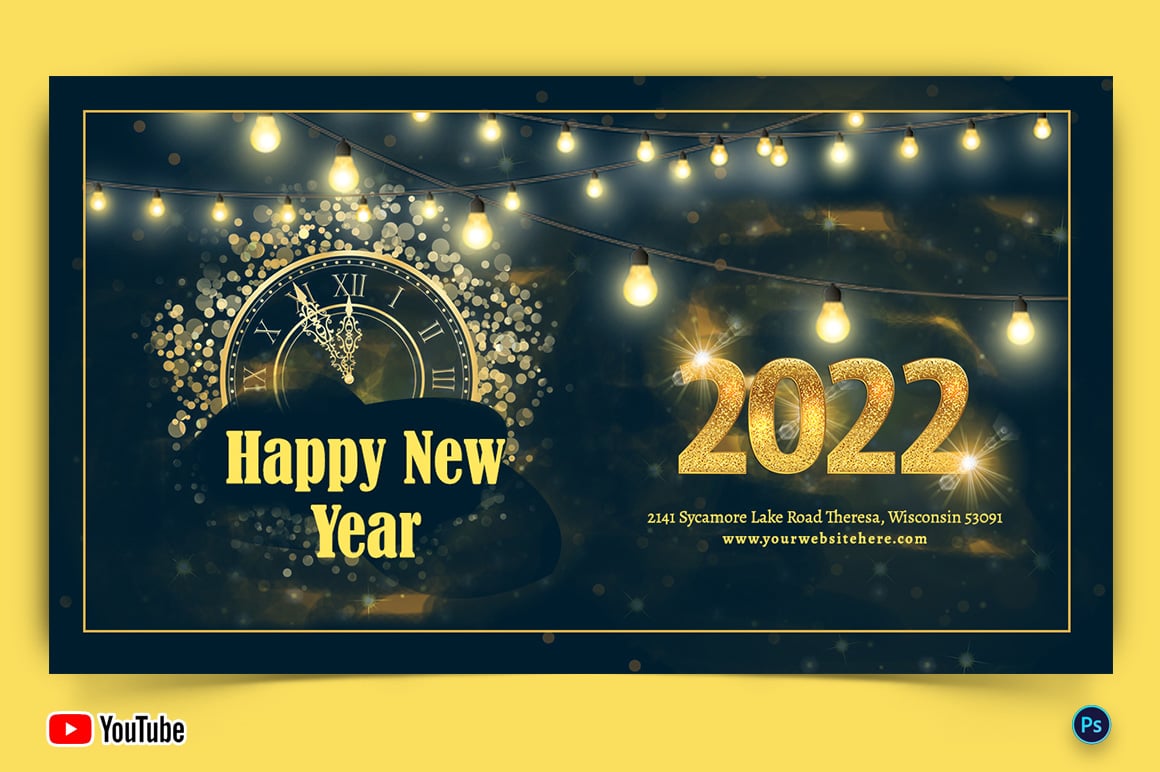 New Year YouTube Thumbnail Design Template-01