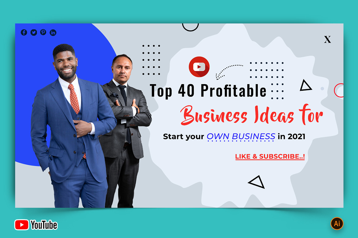 Business Service YouTube Thumbnail Design -41