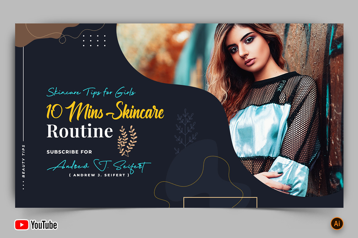 Beauty Tips YouTube Thumbnail Design -02