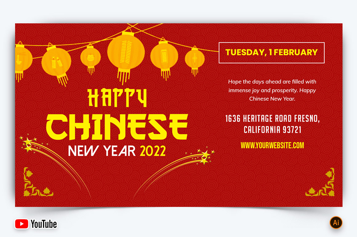 Chinese New Year YouTube Thumbnail Design -13