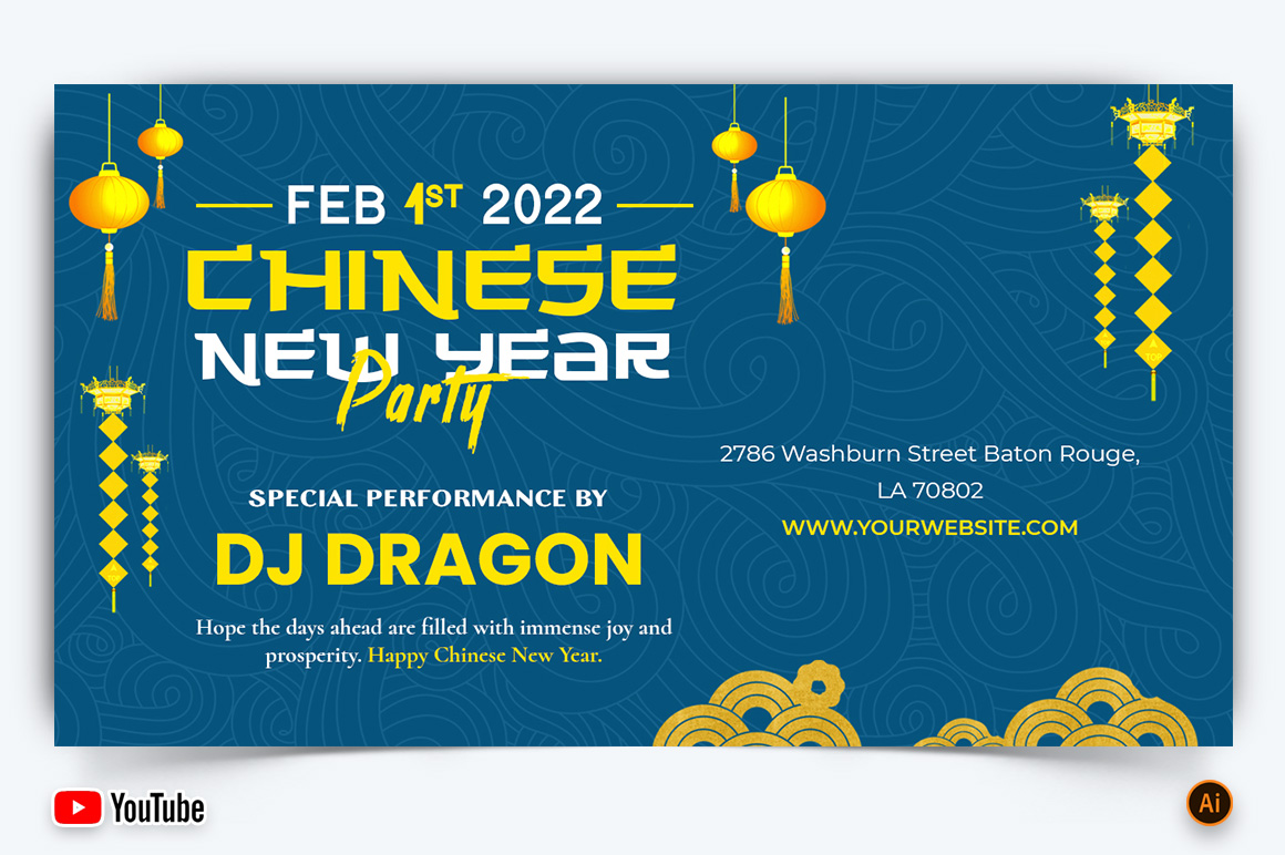 Chinese New Year YouTube Thumbnail Design -14