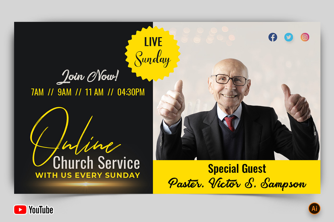 Church Speech YouTube Thumbnail Design -03