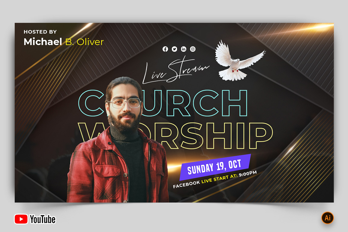 Church Speech YouTube Thumbnail Design -12