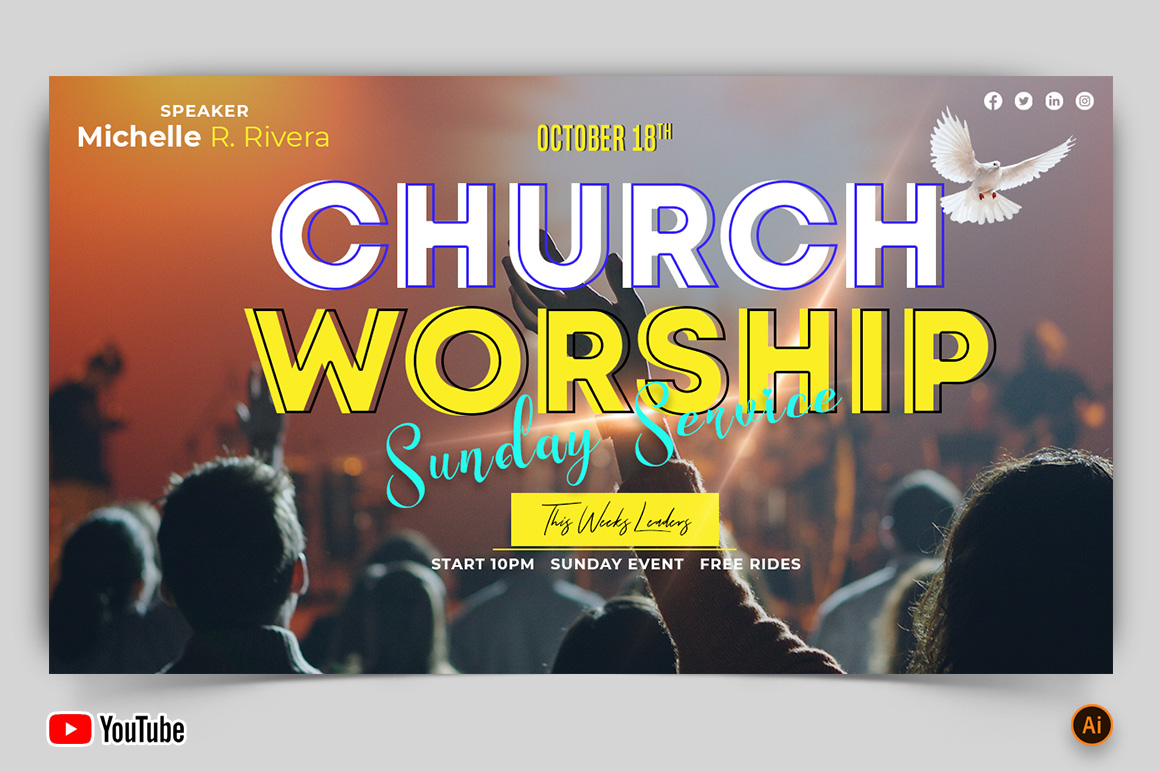 Church Speech YouTube Thumbnail Design -13