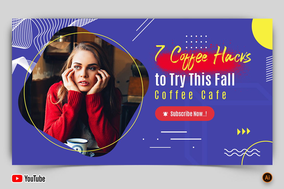 Coffee Making YouTube Thumbnail Design -05