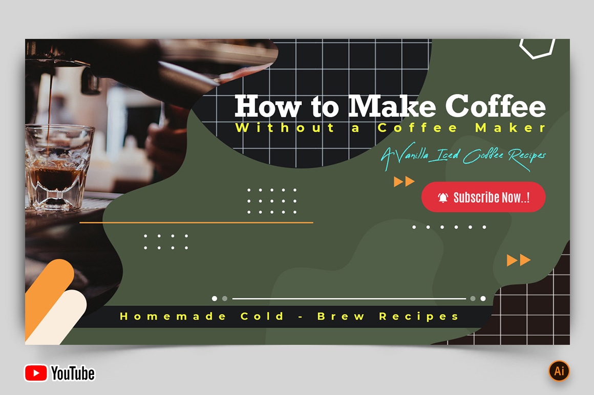 Coffee Making YouTube Thumbnail Design -09